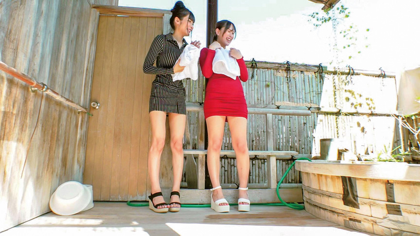 「【素人】黒髪ロング巨乳美女と混浴温泉で濃厚プレイ!卑猥な喘ぎ声がたまらない」のサンプル画像15枚目