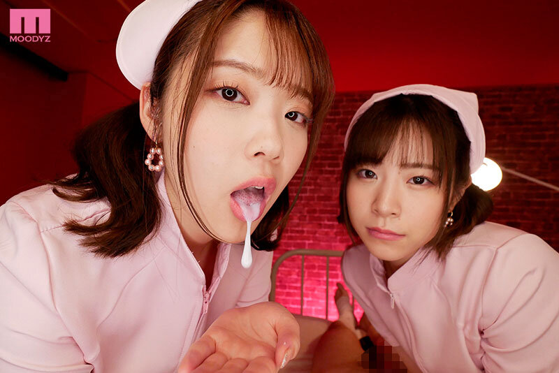 「痴女美少女の沙月恵奈・二葉エマが贈る逆3Pフェラサポート！興奮必至のデラックス体験」のサンプル画像6枚目