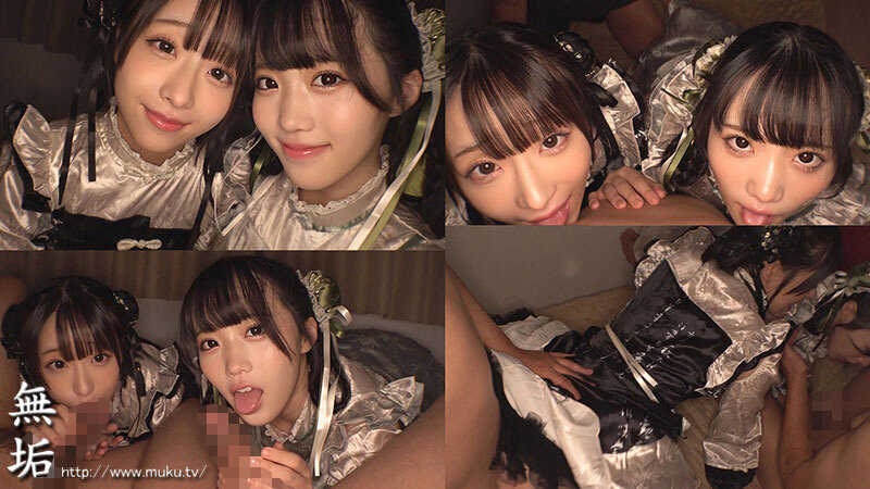 「有馬美玖×小島みこ コスプレ美少女2人と3P中出し潮吹き乱交 発情オフパコ着衣プレイ」のサンプル画像13枚目