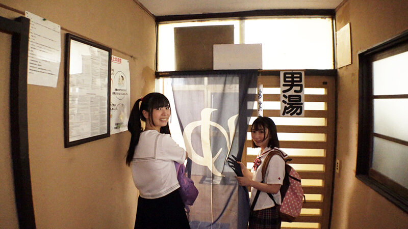 「希咲那奈・由良かなのパイパン微乳美少女が潮吹き絶頂！ミニ系ちっぱい温泉旅行SEX」のサンプル画像5枚目