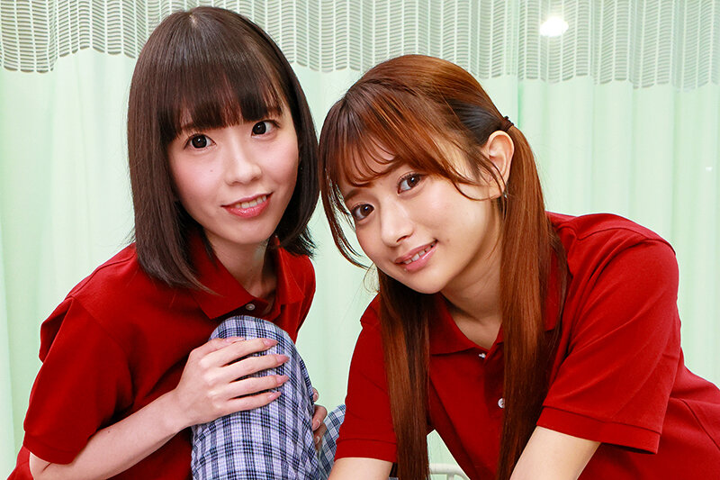 「北岡果林・雫月心桜が童顔ナースに！美少女理学療法士のご奉仕フェラで最高の入院生活」のサンプル画像7枚目