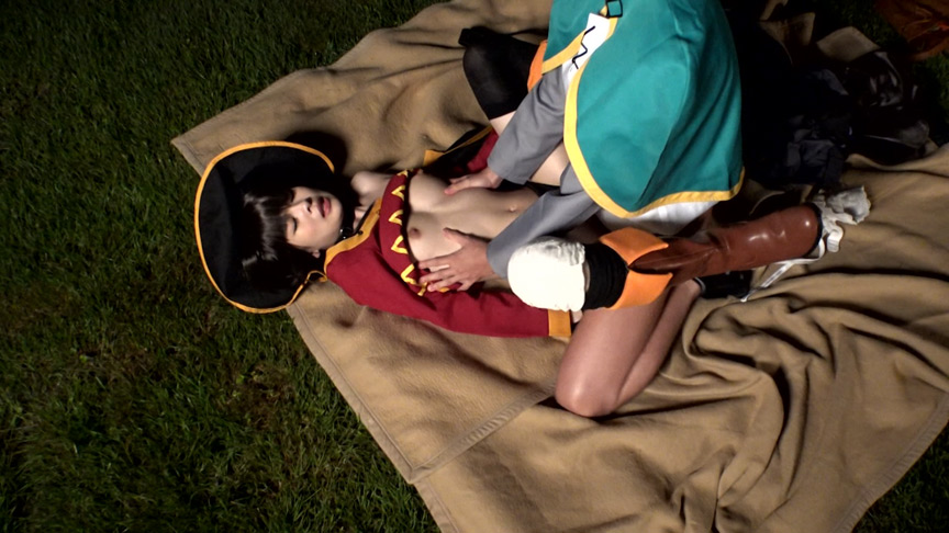 「【コスプレ】この素晴らしい世界に祝福を！めぐみん風コスプレ美女の激カワなりきりプレイ」のサンプル画像6枚目