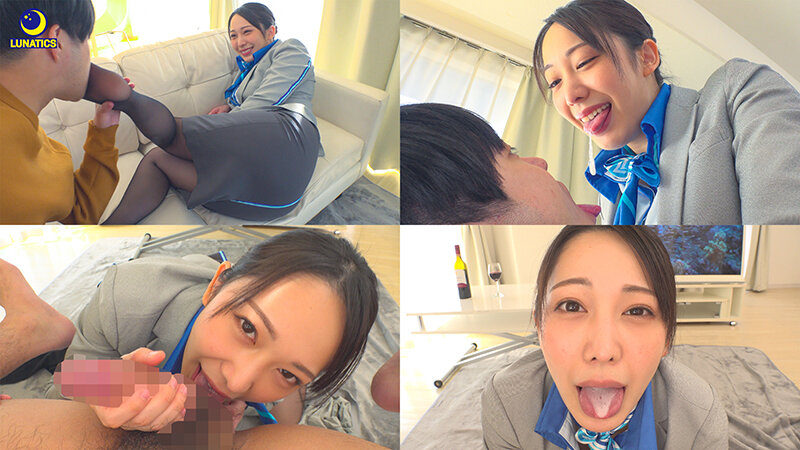 「弥生みづき 巨尻キャビンアテンダントの誘惑に負けて中出し連発！スチュワーデスコスの美尻テクがすごい」のサンプル画像2枚目