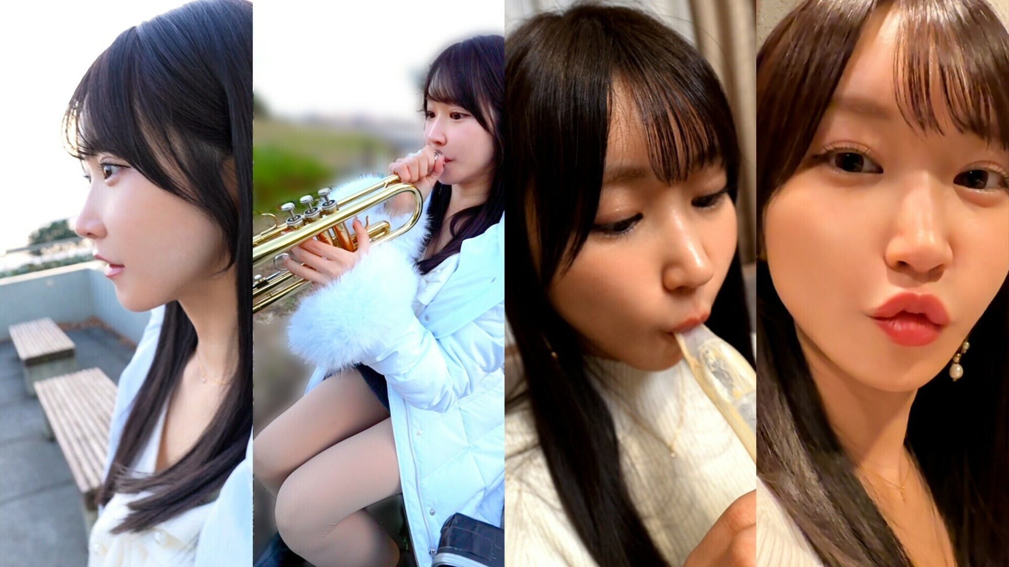 「【ベロ使いの女神】絶対クセになる幻のフェラ･･･！欲望を抑えきれず舌テク＆足コキで弄ぶ極上美脚美女！！パイパンおま●こからは大量潮スプラッシュ！スレンダー美ボディが快感に歪む！痙攣絶頂ハメ潮SEX！！【今日はこのコでイっとく？】【しおりちゃん】」のサムネイル