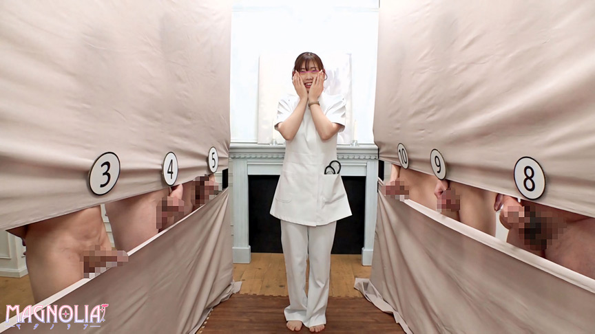 「【素人ナース】あずさ26歳が手コキ検査からの中出しで連続絶頂！美巨乳看護師の悶絶モニタリング」のサンプル画像3枚目