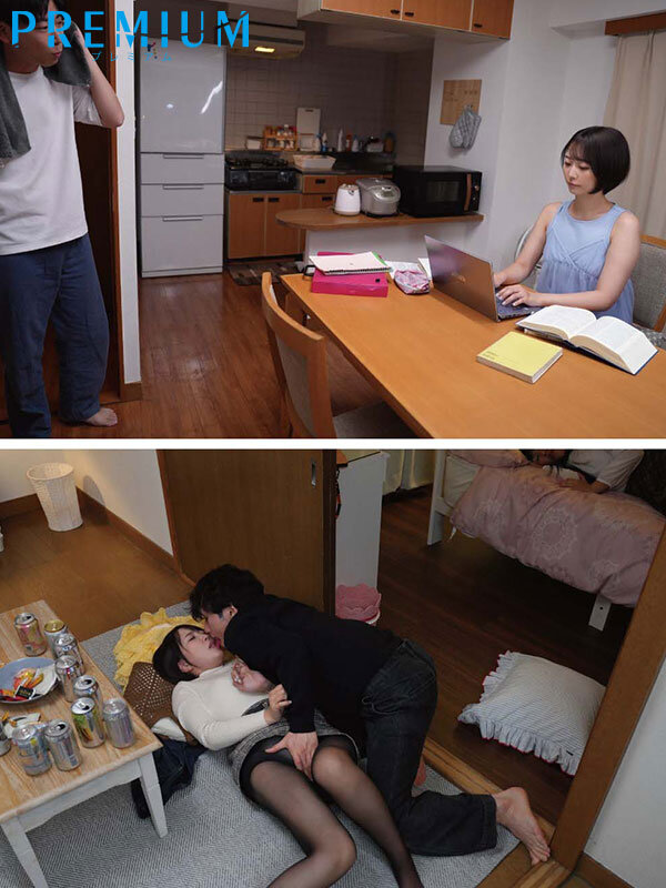 「【人妻NTR】大学に入り直した妻が寝取られる不倫中出し映像｜PRED-836」のサンプル画像1枚目