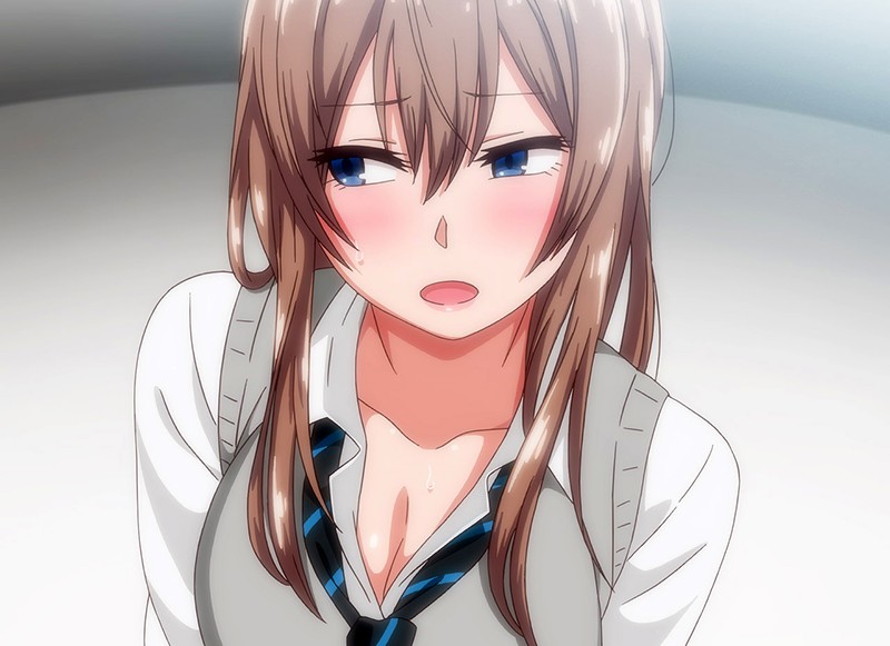 「巨乳女子校生が水着姿でフェラ＆中出しされる濃厚プレイ｜OVAアニメ」のサンプル画像7枚目