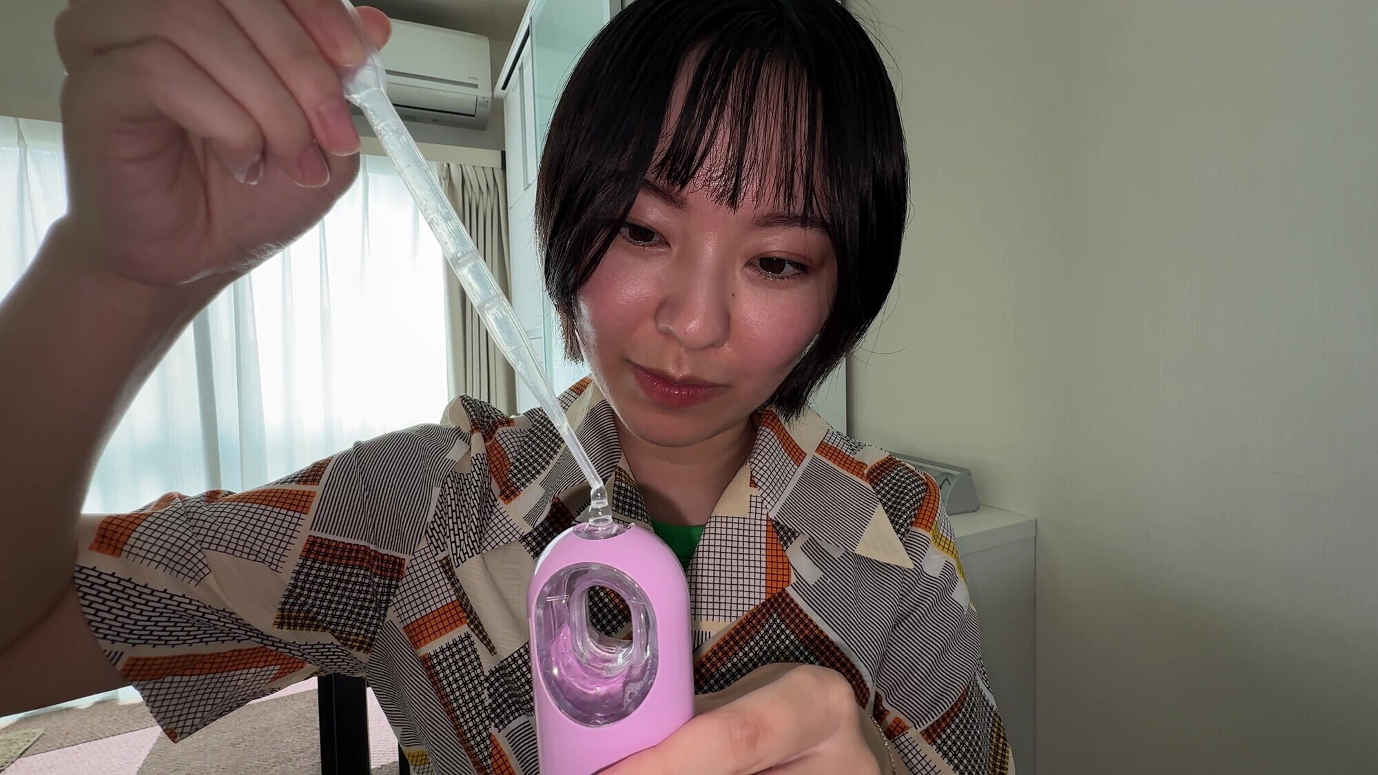「【個人撮影】閲覧注意！加護まりの「濃縮還元唾液」を加湿器で噴霧してみた！」のサンプル画像6枚目