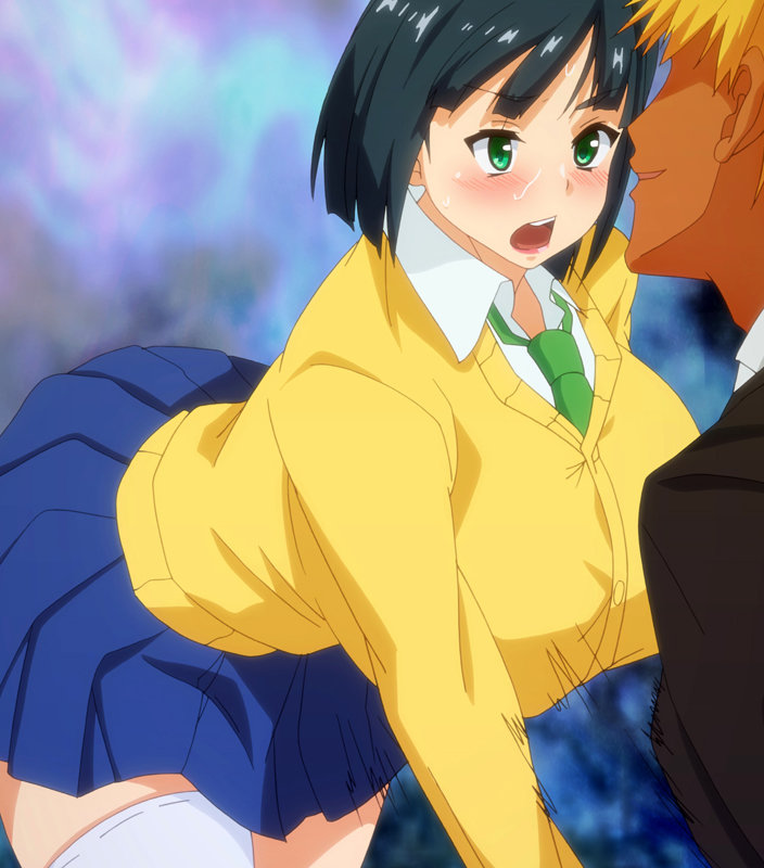 「巨乳女子校生が学生服姿で中出しされる寝取られアニメ｜キミはやさしく寝取られる第2巻」のサンプル画像3枚目